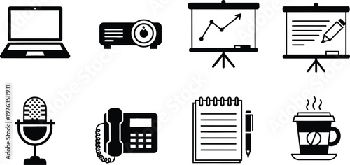 set of icons for web design