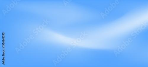 Blue noise gradient background. Navy grainy texture gradation cover. Christmas soft cold transition. Fresh banner template. Horizontal blur cover. Water surface pattern. Vector illustration.