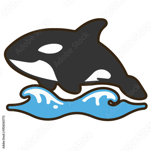 Orca Whale Illustration