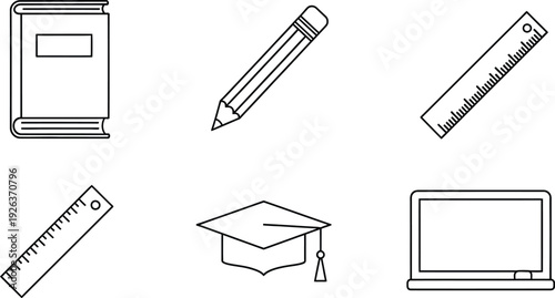 vector set of office icons