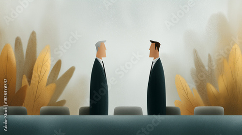Formal Business Deal: Two p...