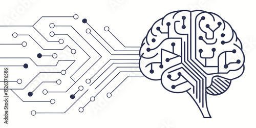 Integration of artificial intelligence and human cognition through circuit pathways