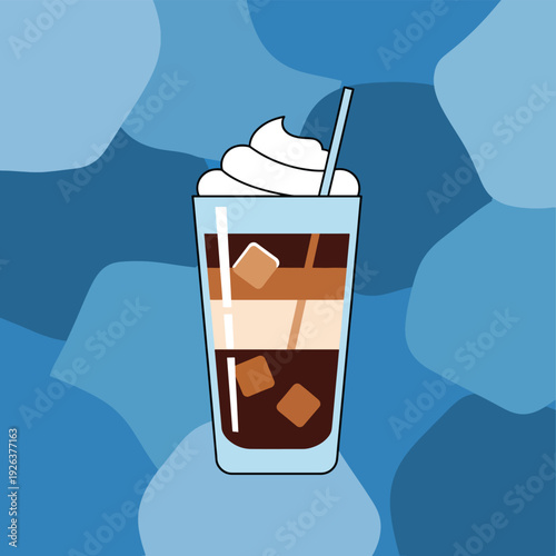 Coffee Milkshake with Whipped Cream