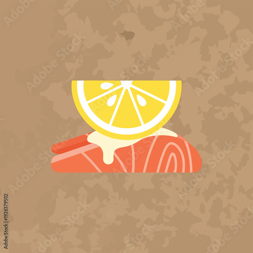 Salmon Fillet with Lemon