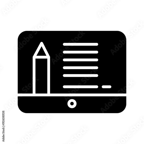 Blogger Vector Icon