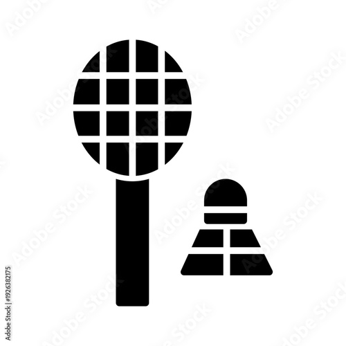 Badminton Vector Icon
