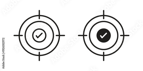 Accuracy icons for website design and development, app development. EPS10
