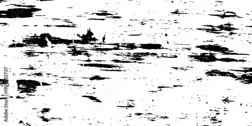 Black Grunge Texture Background Seamless Vector Overlay Distressed Wooden Grain Effect Monochrome Pattern