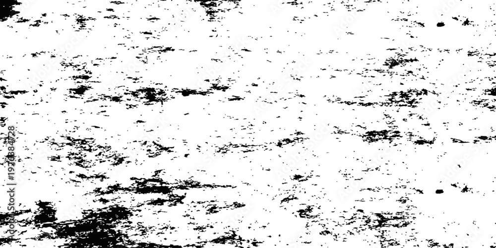 Fototapeta premium Horizontal Scratch Grunge Texture Overlay Black and White Vector Background