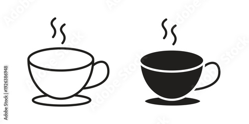 Coffee icons for website design and development, app development. EPS10