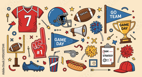 Back to School Education Doodle Vector Set – Classroom Supplies and Learning Icons Collection