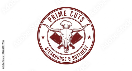 Prime Cuts Steakhouse Logo Design.