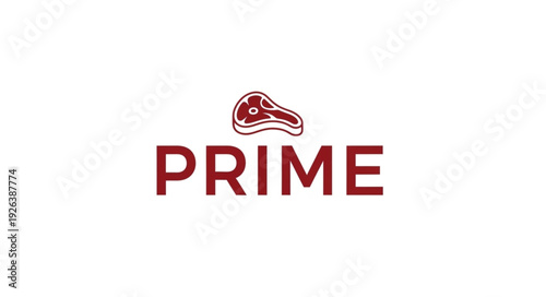 Prime Logo Steak Brand Identity.