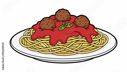 Flavorful classic spaghetti and meatballs with rich tomato sauce, a comforting and satisfying evening meal