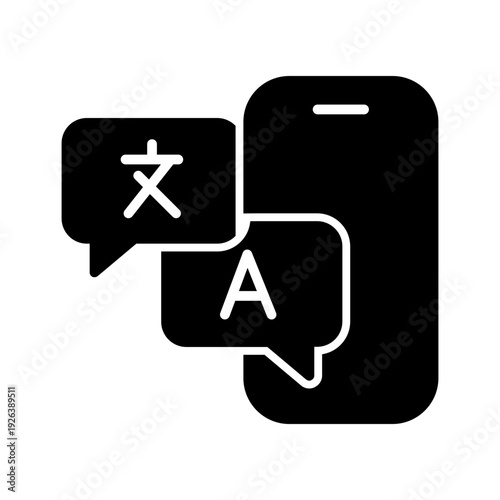 Language App Vector Icon