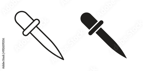 Eye dropper icons for website design and development, app development. EPS10