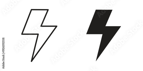 Flash icons for website design and development, app development. EPS10