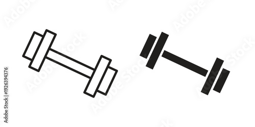 Gym icons for website design and development, app development. EPS10