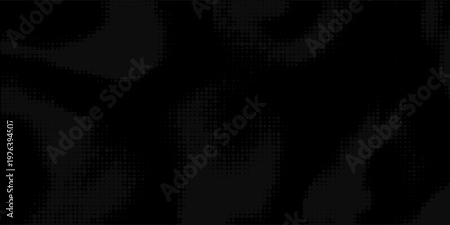 Abstract Dark Charcoal Halftone Pattern Background with Subtle Texture