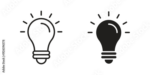 Idea icons for website design and development, app development. EPS10