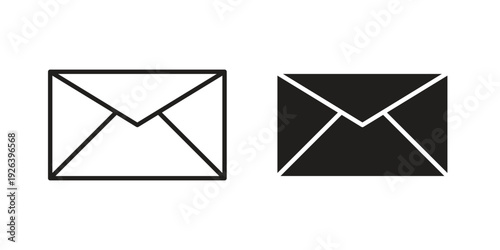 Inbox icons for website design and development, app development. EPS10