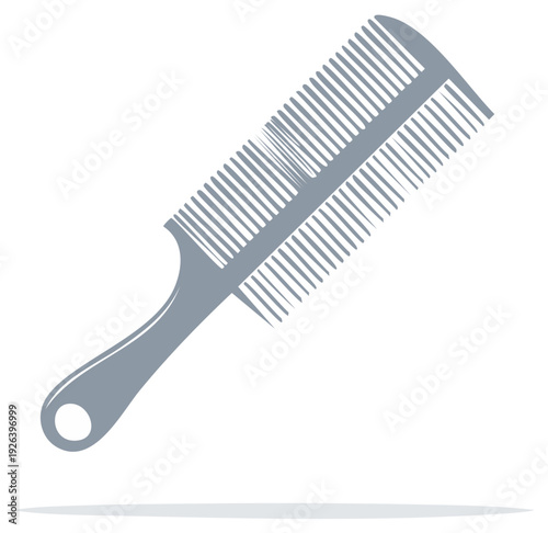 Styling Hair Comb Vector Illustration for Beauty Salon Personal Grooming and Hair Care