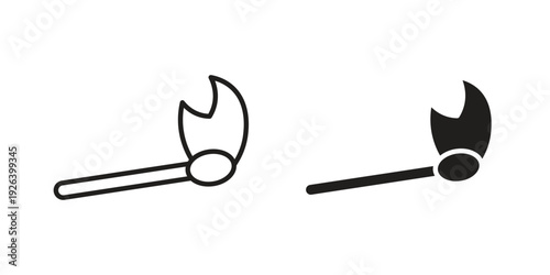 Matches icons for website design and development, app development. EPS10