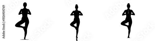 Zen Yoga Silhouette: Elegant Balance and Strength