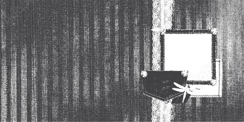 Denim creative grunge page design. Banner template. Empty framework grey style