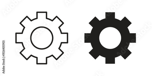 Settings icons for website design and development, app development. EPS10