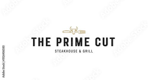 The Prime Cut Steakhouse Logo Design.