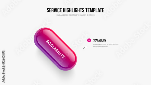 Modern Plan 1 Step Diagram Presentation Design. Digital Profile One Option Infographic Frame Layout. Project Forecast Slideshow Template Vector Illustration.