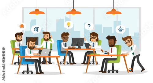 Diverse Group of Professionals Working Together.