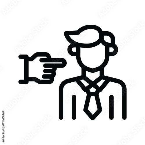  fired line icon illustration vector graphic.eps