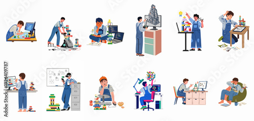 Creative Developer's Journey: Building Solutions with Code and Blocks, Overcoming Challenges in Software Design and Innovation