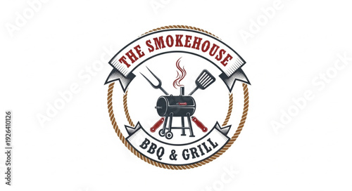 The Smokehouse BBQ Grill Logo.