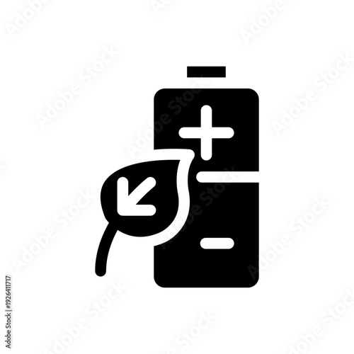 Eco battery icon