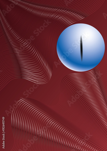 Layout Ausblick rot blau