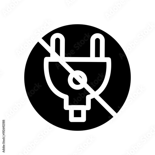 Broken Plug socket icon