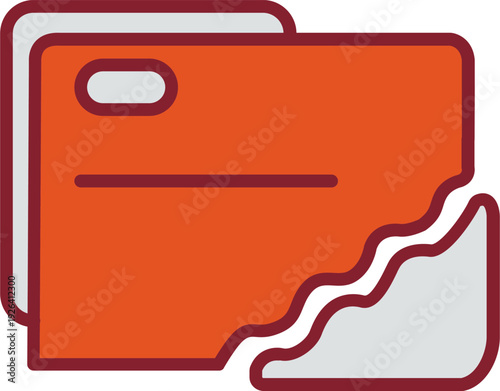 Broken Folder Vector Icon