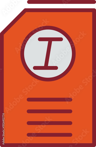 Italic Vector Icon