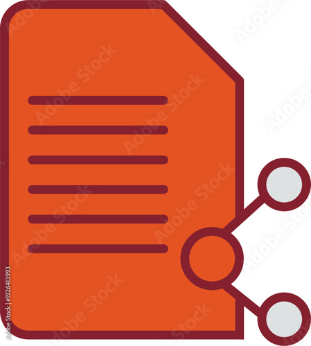 Share Document Vector Icon