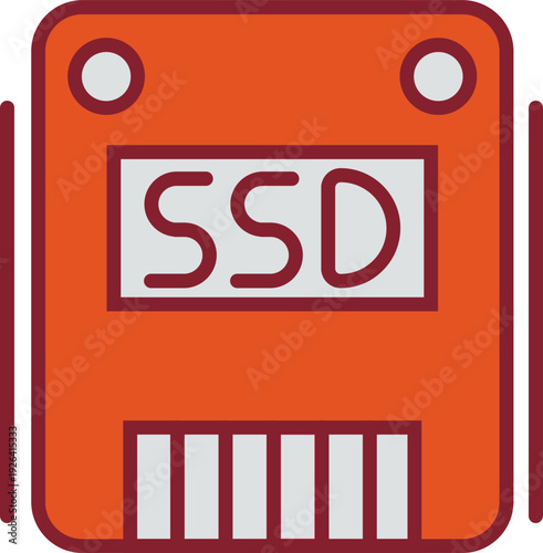 SSD Vector Icon