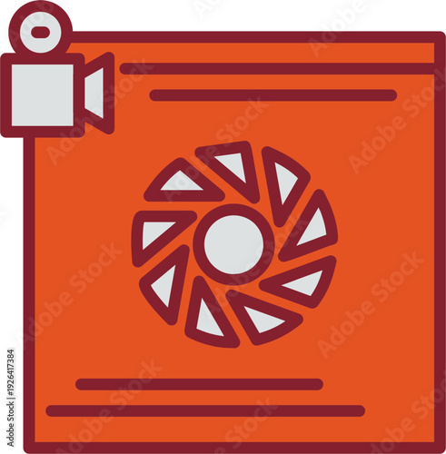 Camera Lens Vector Icon
