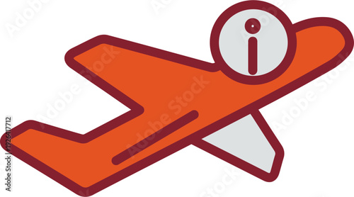 Flight Information Vector Icon