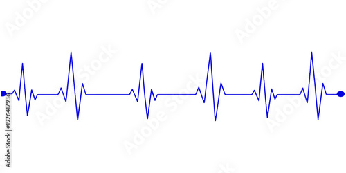 Abstract green EKG heartbeat line forming a heart shape on a digital medical monitor screen displaying a healthcare electrocardiogram pulse rate wave graphic