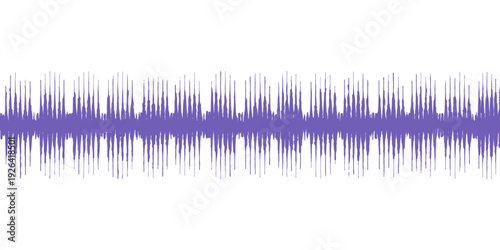 Blue abstract wave background with a digital audio equalizer line illustration for a creative music and technology vector design