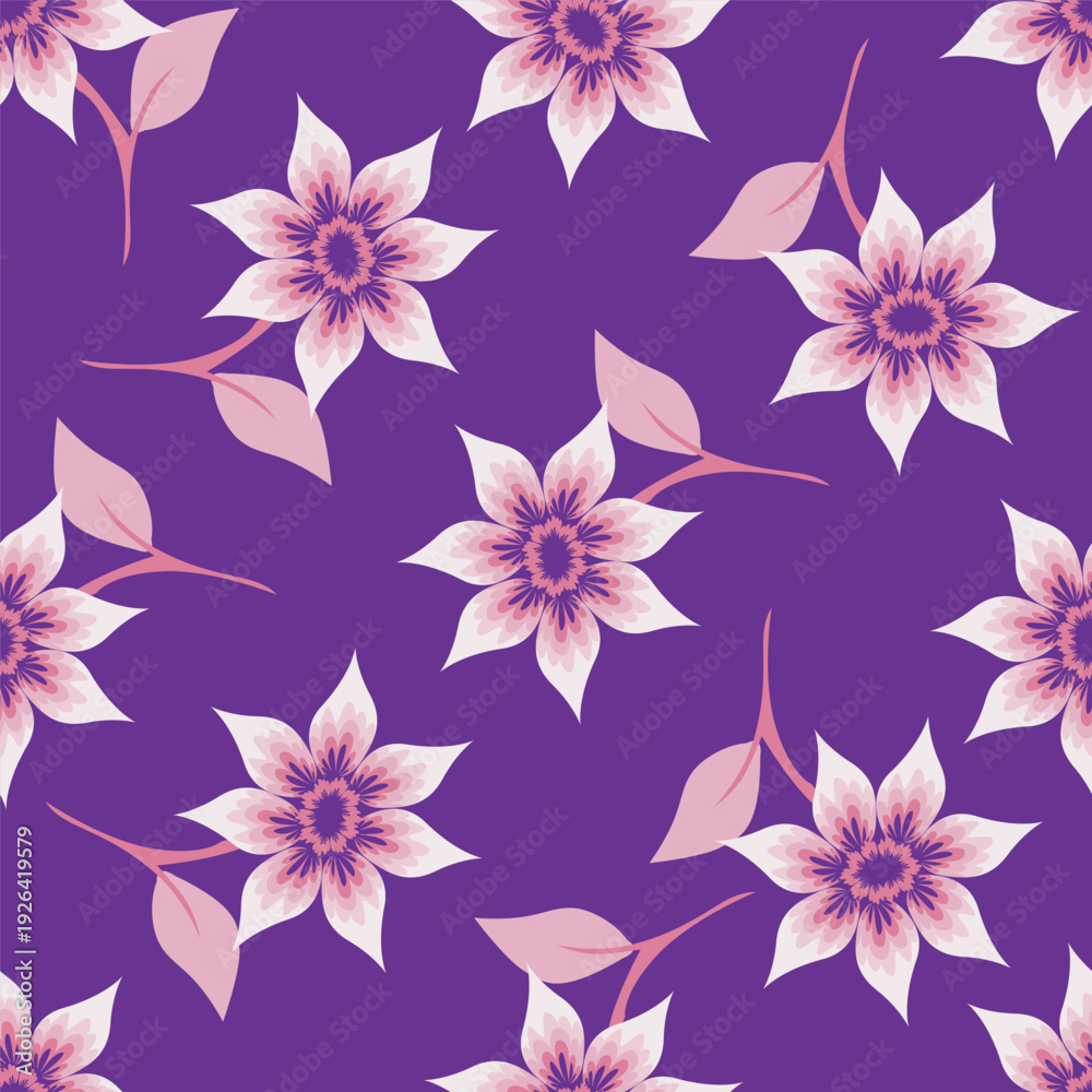 Obraz premium seamless floral pattern