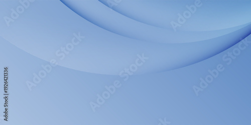 Soft Blue Fluid Wave Abstract Background. Elegant Minimalist Curve Mesh Gradient with Smooth Layers for Corporate and Wellness Design. vector illustration