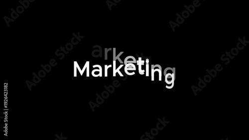 A marketing video showcasing a modern design concept on a black background
